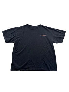 Famous Guitars Men T-Shirt Size XL Black Short Sleeve Graphic Print Tee